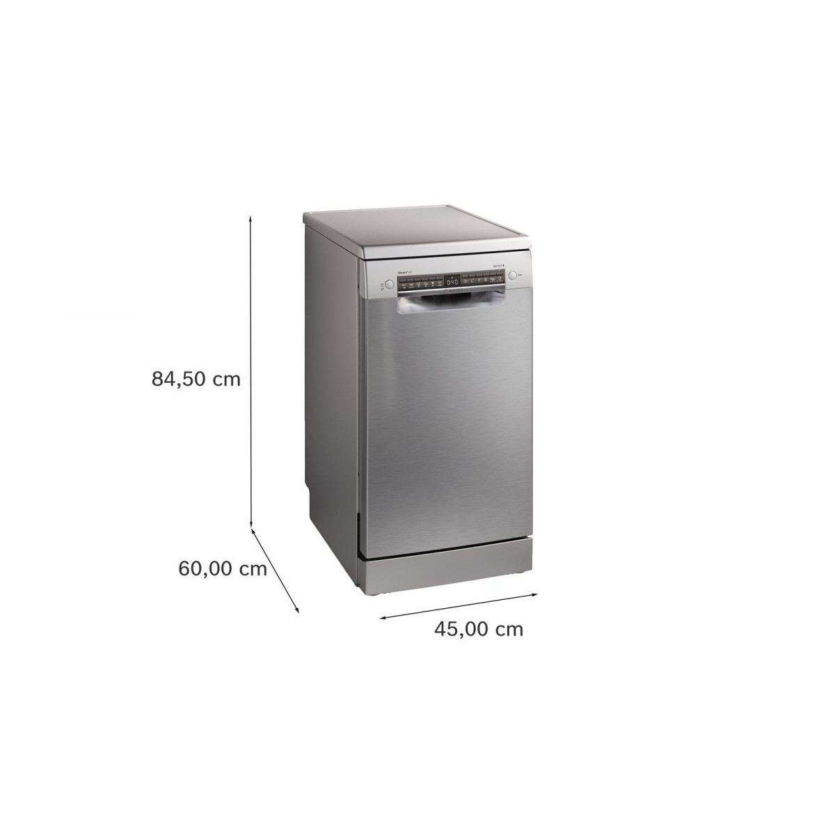 BOSCH SPS4EMI11E ΕΛΕΥΘΕΡΟ Πλυντήριο πιάτων με Wi-Fi για 10 Σερβίτσια Π45cm Brushed Steel B BOSCH SPS4EMI11E ΕΛΕΥΘΕΡΟ Πλυντήριο πιάτων με Wi-Fi για 10 Σερβίτσια Π45cm Brushed Steel B