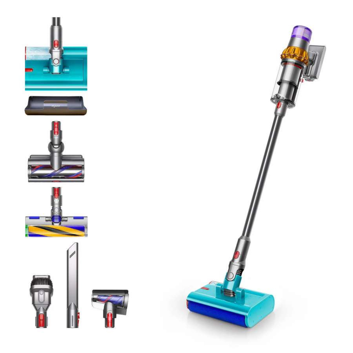 DYSON V15s Detect Submarine Yellow/Iron/Nickel 448798-01 DYSON V15s Detect Submarine Yellow/Iron/Nickel 448798-01