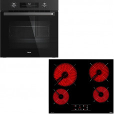 Teka Set HSB 6350 FBK + TBC 64010 Φούρνος και Εστία