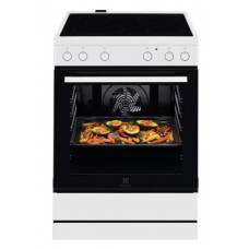 Electrolux LKR62000BW Κουζίνα 73lt με Κεραμικές Εστίες Π59.6εκ. Λευκή