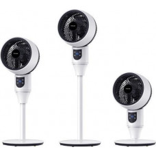 Eurolamp 300-20022 Ανεμιστήρας Δαπέδου 3-σε-1  Λευκός 23cm 50W Με R/C