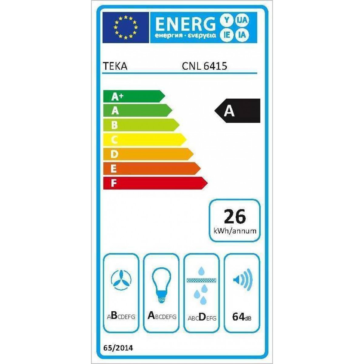 TEKA CNL6415 ECO Συρόμενοι απορροφητήρες White TEKA CNL6415 ECO Συρόμενοι απορροφητήρες White