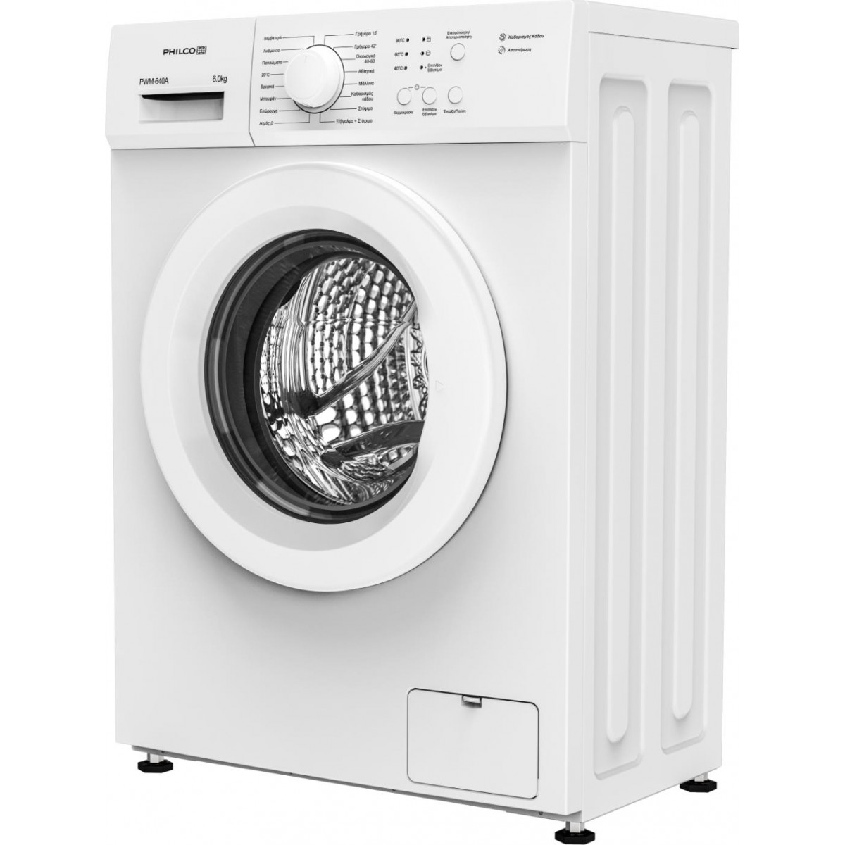 Philco PWM-640A Πλυντήριο Ρούχων 6kg με Ατμό 1000 Στροφών Philco PWM-640A Πλυντήριο Ρούχων 6kg με Ατμό 1000 Στροφών